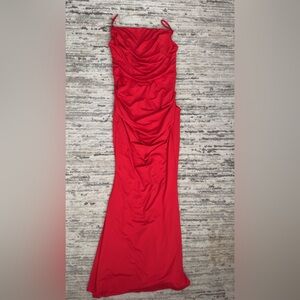 Elegant Red Evening Gown